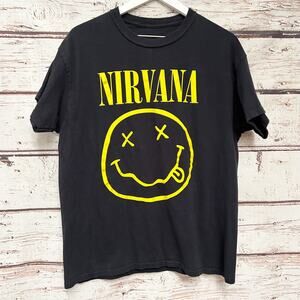 NIRVANA Black Shirt Sz L